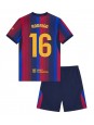 Barcelona Rodri Hernandez #16 Replika Hemmakläder Barn 2026-27 Kortärmad (+ byxor)